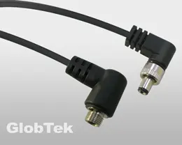 Ángulo recto Sobremolde de 712A, 722A, L722A, conector tipo barril. El L712A es disponible moldeado en PVC y Silicon Cable.